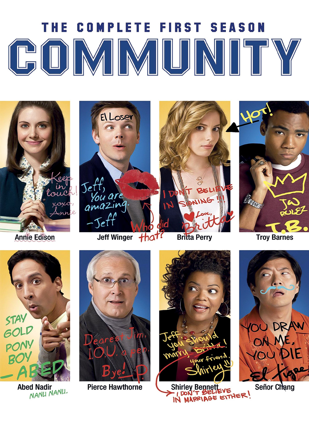 Poster de la serie, con los personajes principales