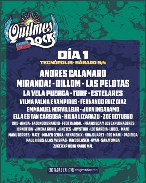 Quilmes Rock Dia 1